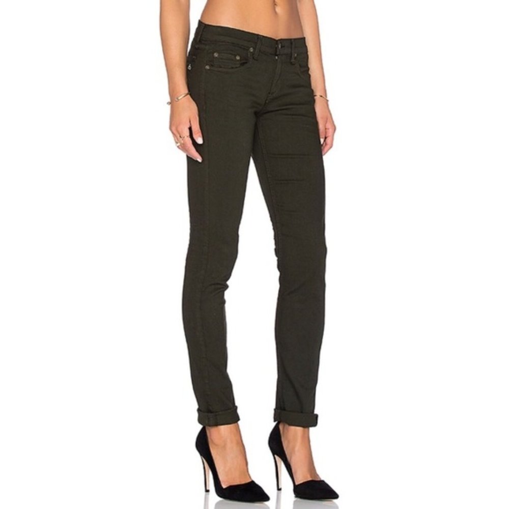 Rag & Bone Womens The Dre Boyfriend Jean  28 Olive